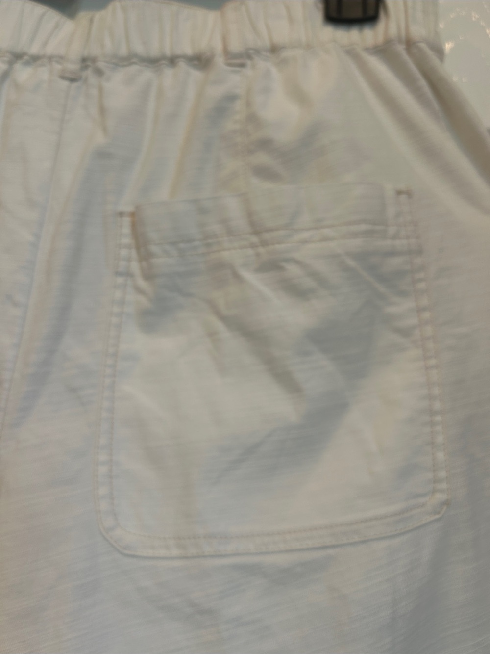 PILCRO by Anthropologie Utility Culottes in Creamy White Cotton Blend - Picture 8 of 13